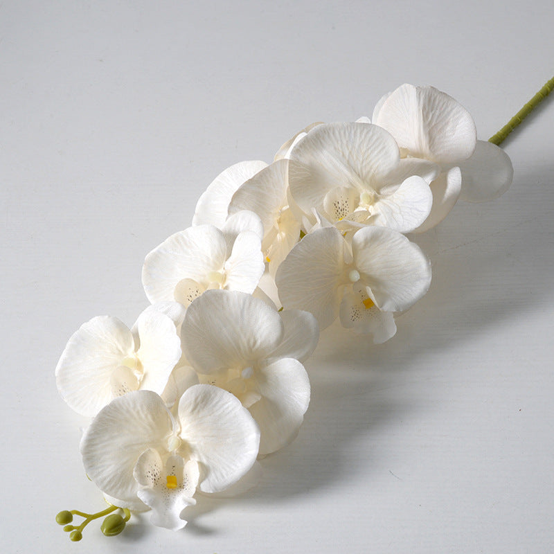 Single 9-head Phalaenopsis artificial flower
