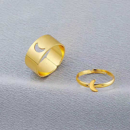 Juego de anillos del mismo par. 