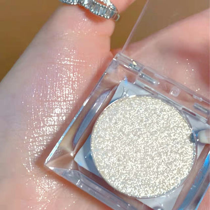 Sombra de ojos con purpurina galáctica de un solo color 