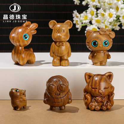 Green sandalwood ebony craft carving