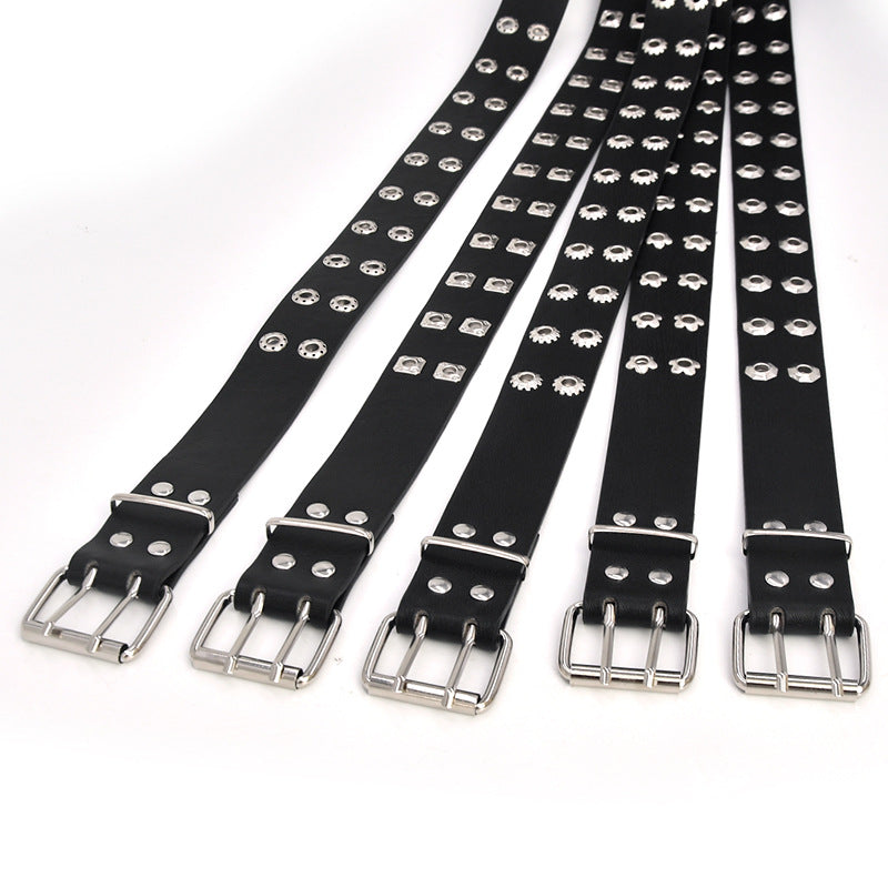 hot sale Punk ladies pin buckle belt
