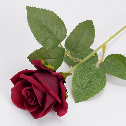 Simulation rose single flannel rose