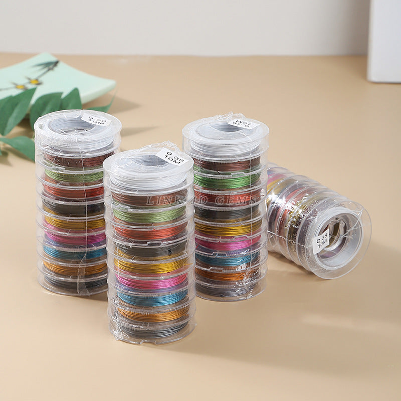 Cordón de alambre de acero de color 