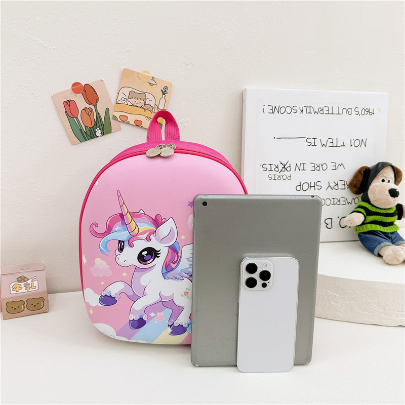 Eggshell kindergarten baby princess schoolbag