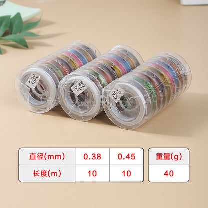 Cordón de alambre de acero de color 