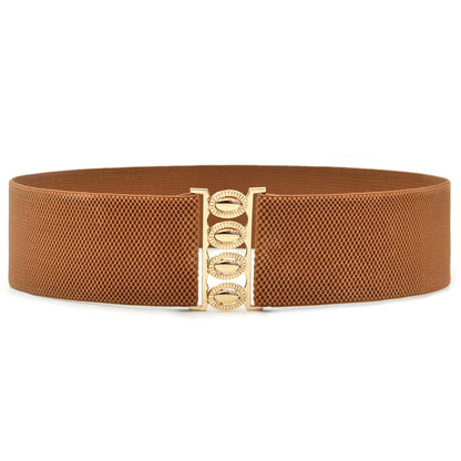 Elastic elastic belt for women