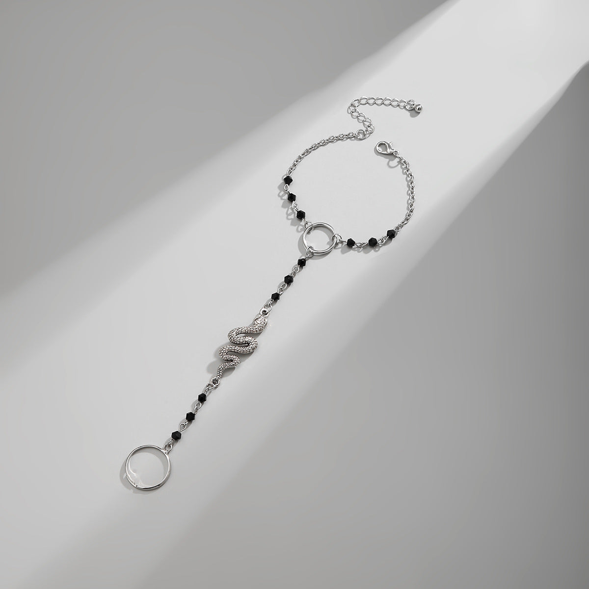 Hip Hop Metal Crystal Back Chain Jewelry