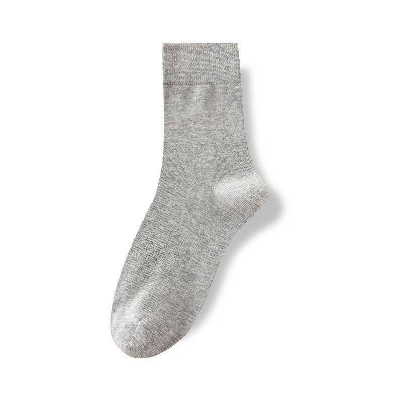 All-Season Cotton Breathable Anti-Odor Men's Mid-Calf Socks