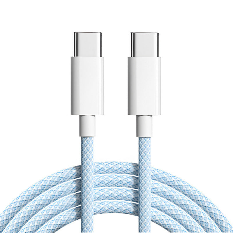 Cable de carga rápida dual tipo C PD de 60 W 