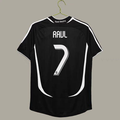 06-07 Real Madrid Retro Local Visitante Ronaldo Beckham Ra¨²l Guti Jersey 
