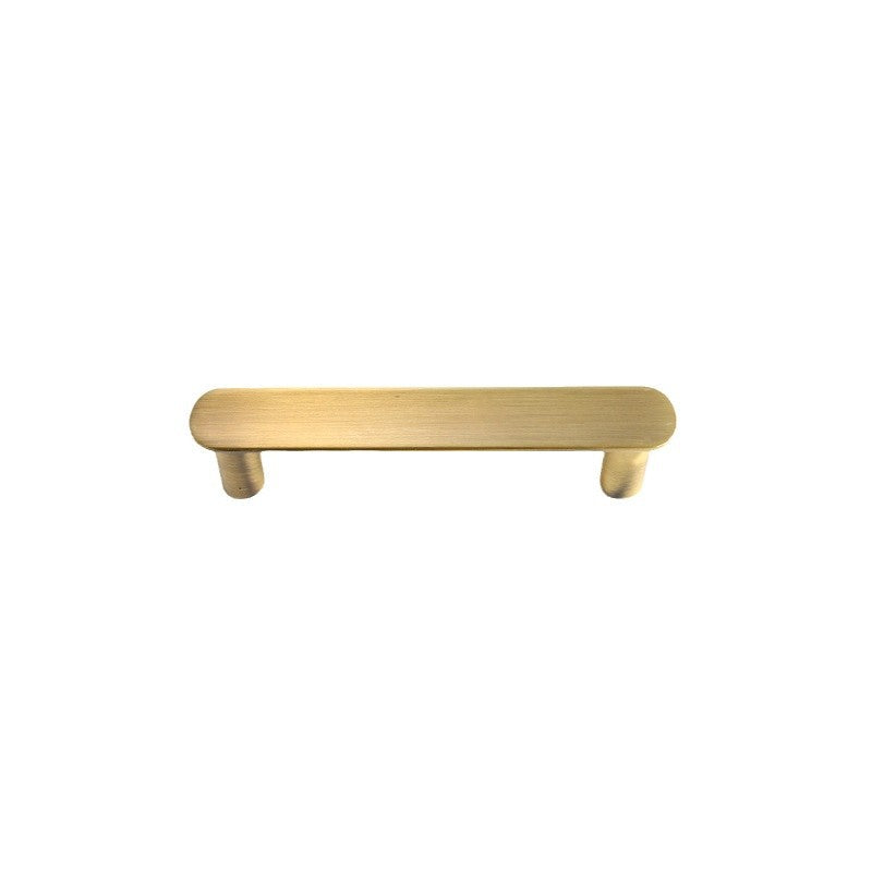 Anti-collision curved cabinet door handle