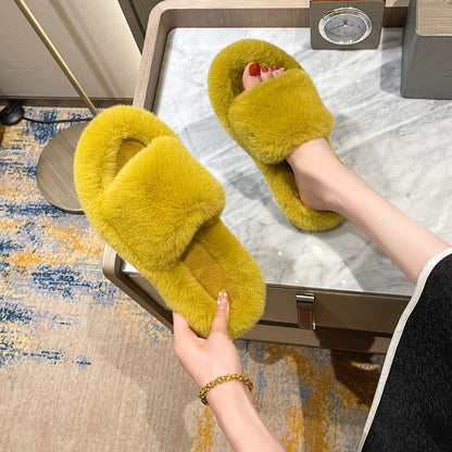 Autumn and winter household cotton slippers