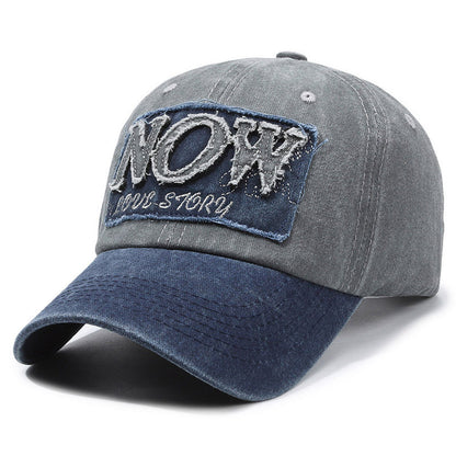 Vintage Washed Denim Baseball Cap