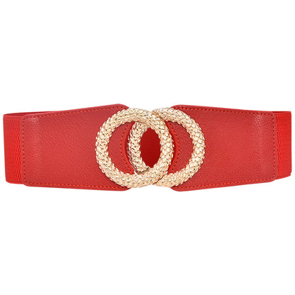 Elastic wide waist seal, new casual.