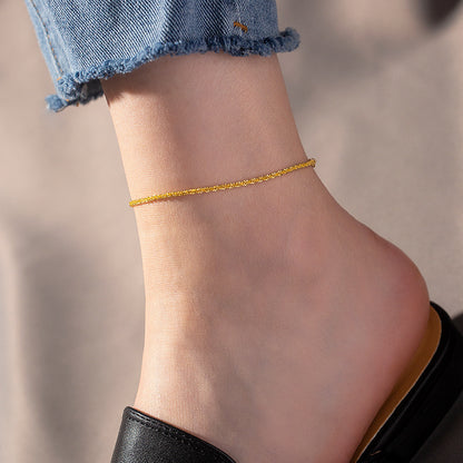 Sparkling anklet woman