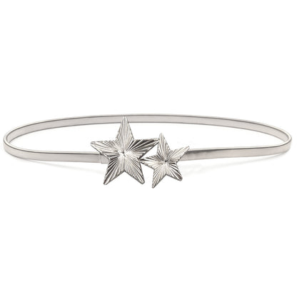 Decorative buckle metal waist chain