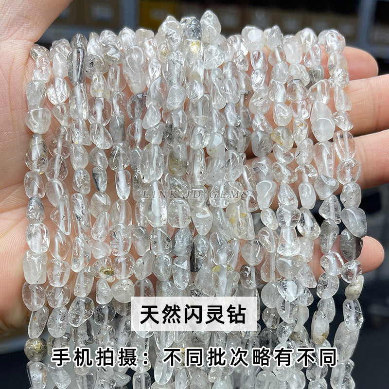 6-8Mm crystal agate irregular conformal loose beads