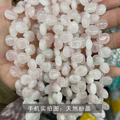 Crystal agate water drop beads loose beads