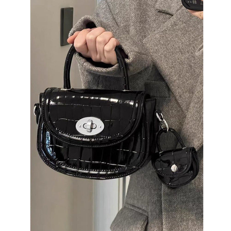 Fashion shoulder bag handbag saddle bag