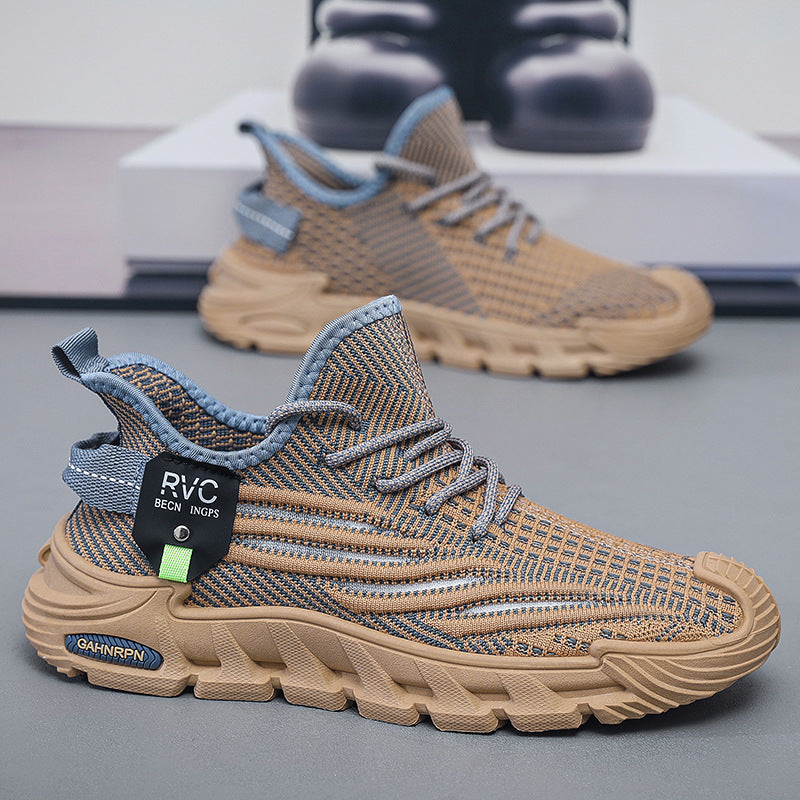 Breathable Flyknit Dad Sneakers