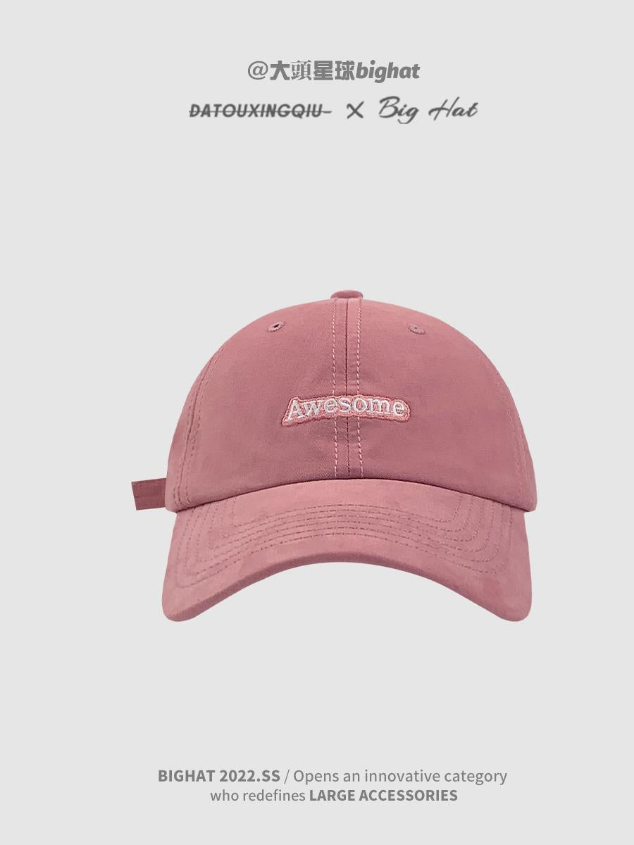 Candy Color Oversized Cap
