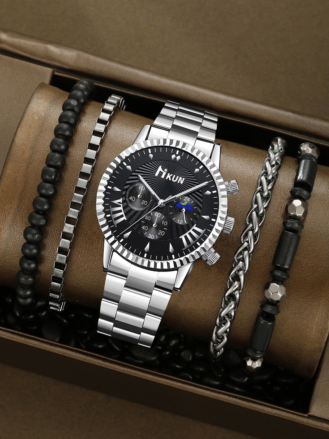 Casual Men's Watch Set