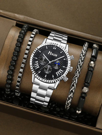 Casual Men's Watch Set