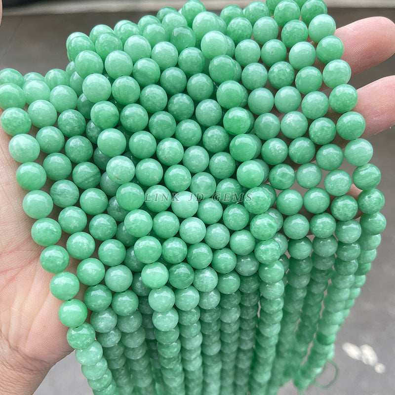 African sea pattern emerald jade loose beads