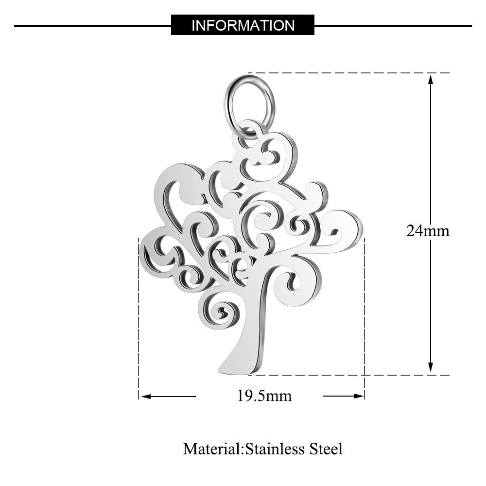 5 pcs/titanium steel pendant LOVE pentagram elephant cat