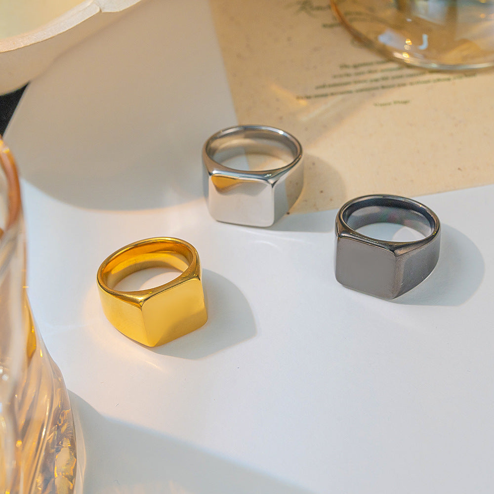 Stainless Steel Square Ring