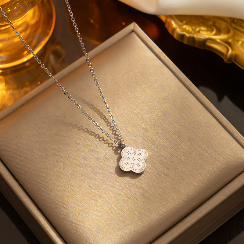 Elegant Clover Bracelet Set Korean Style 18K Plated Jewelry