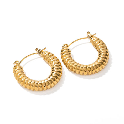 Bread grain earrings do not fade