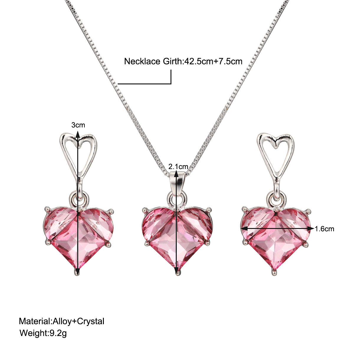 Barbie Pink Heart Jewelry Set