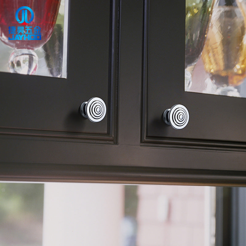 High-end solid brass handle silver plating