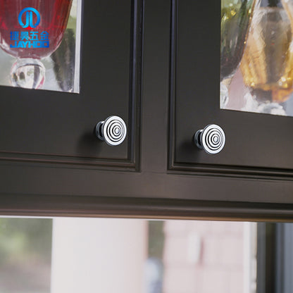 High-end solid brass handle silver plating