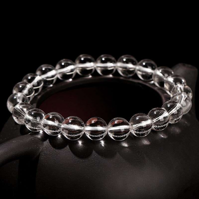 8A Natural White Crystal Bracelet