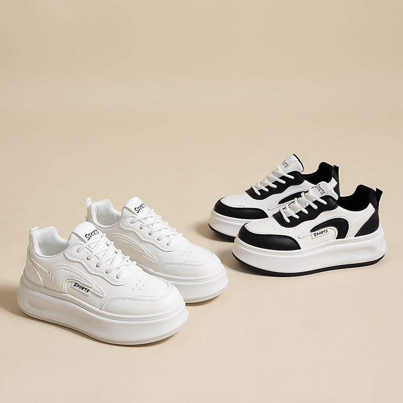 Casual Korean style thick-soled height-increasing sports shoes