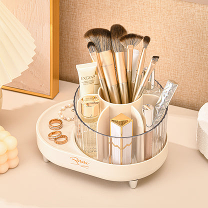Rotating Makeup Brush Organizer
