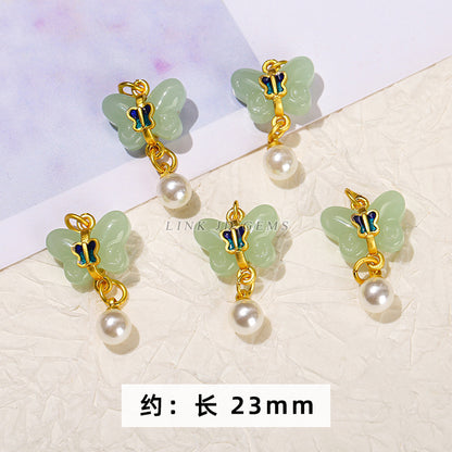 Ancient sand gold dripping copper accessories