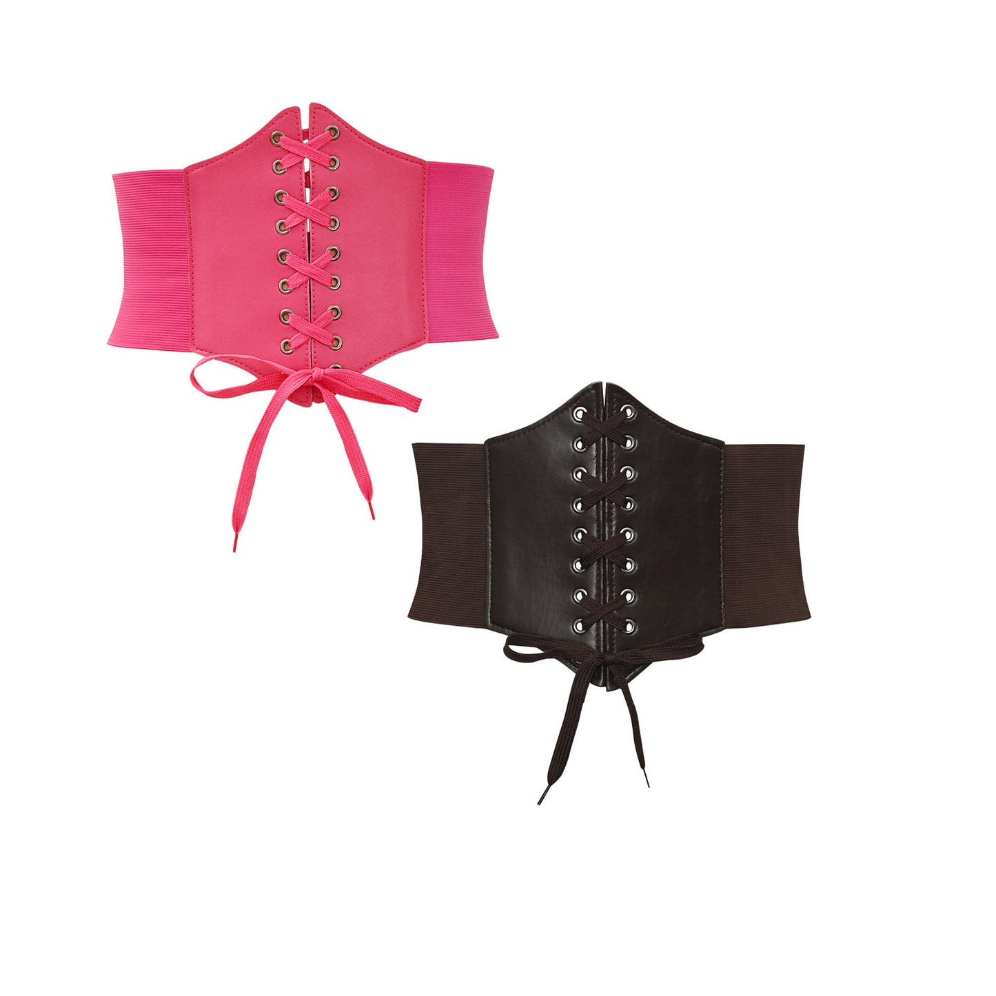 Elastic waist width belt