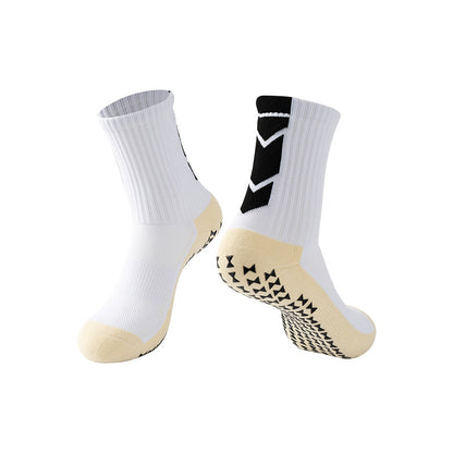 Student Mid-Calf Football Socks Gel-Point Anti-Slip