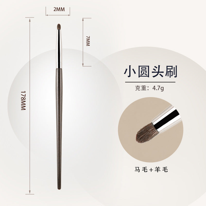 24-Piece Animal Hair Makeup Brush Set