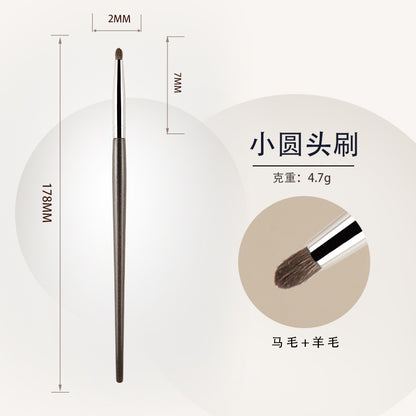 24-Piece Animal Hair Makeup Brush Set