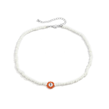 Acrylic letter beaded necklace