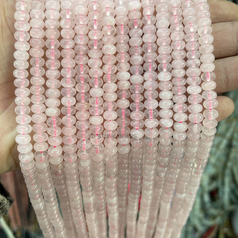 6 * 4Mm natural stone crystal abacus beads loose beads