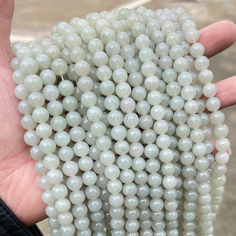 Cui loose beads jade round beads handmade DIY