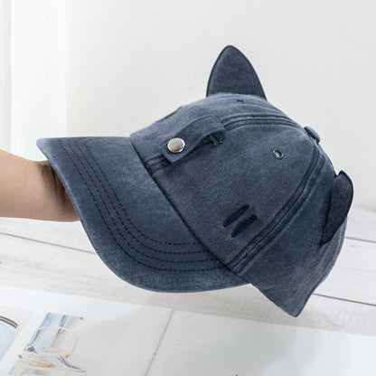 Cat Ear Pilot Sunglasses Baseball Cap