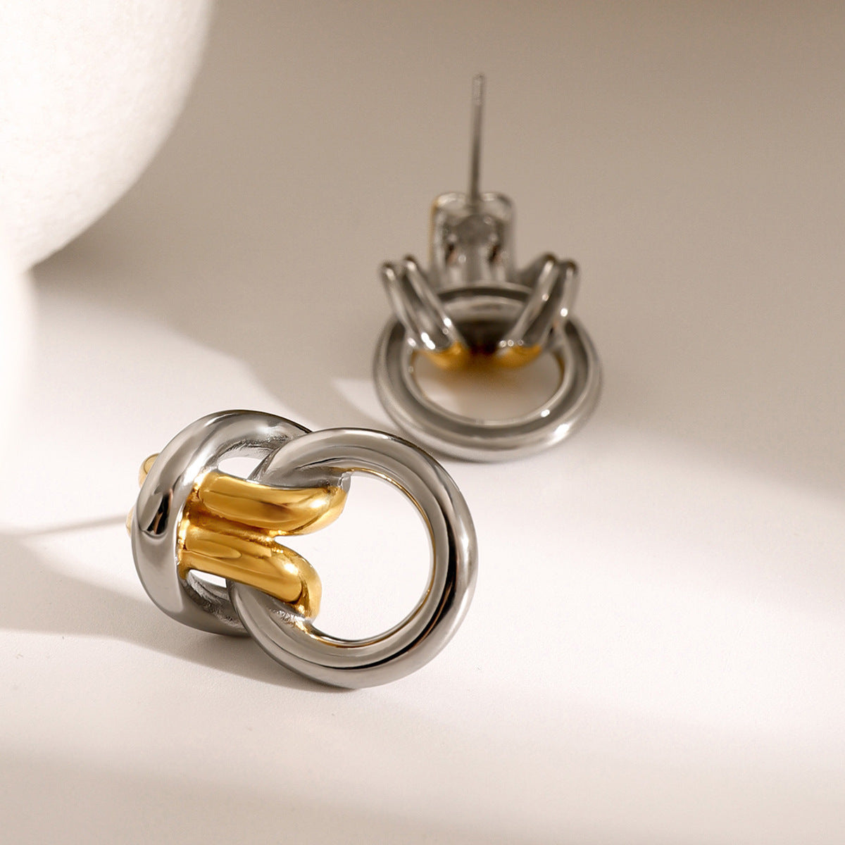 high-end stainless steel earrings