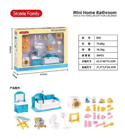 Forest Family Dollhouse Toy Villa