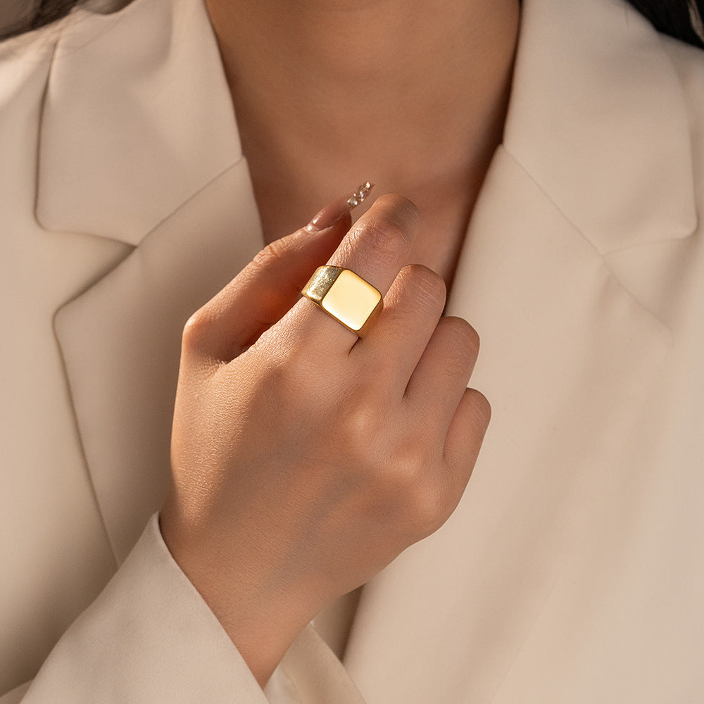 Stainless Steel Square Ring